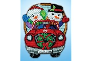 Design Works Crafts Winter Drive Plastic Canvas Kit