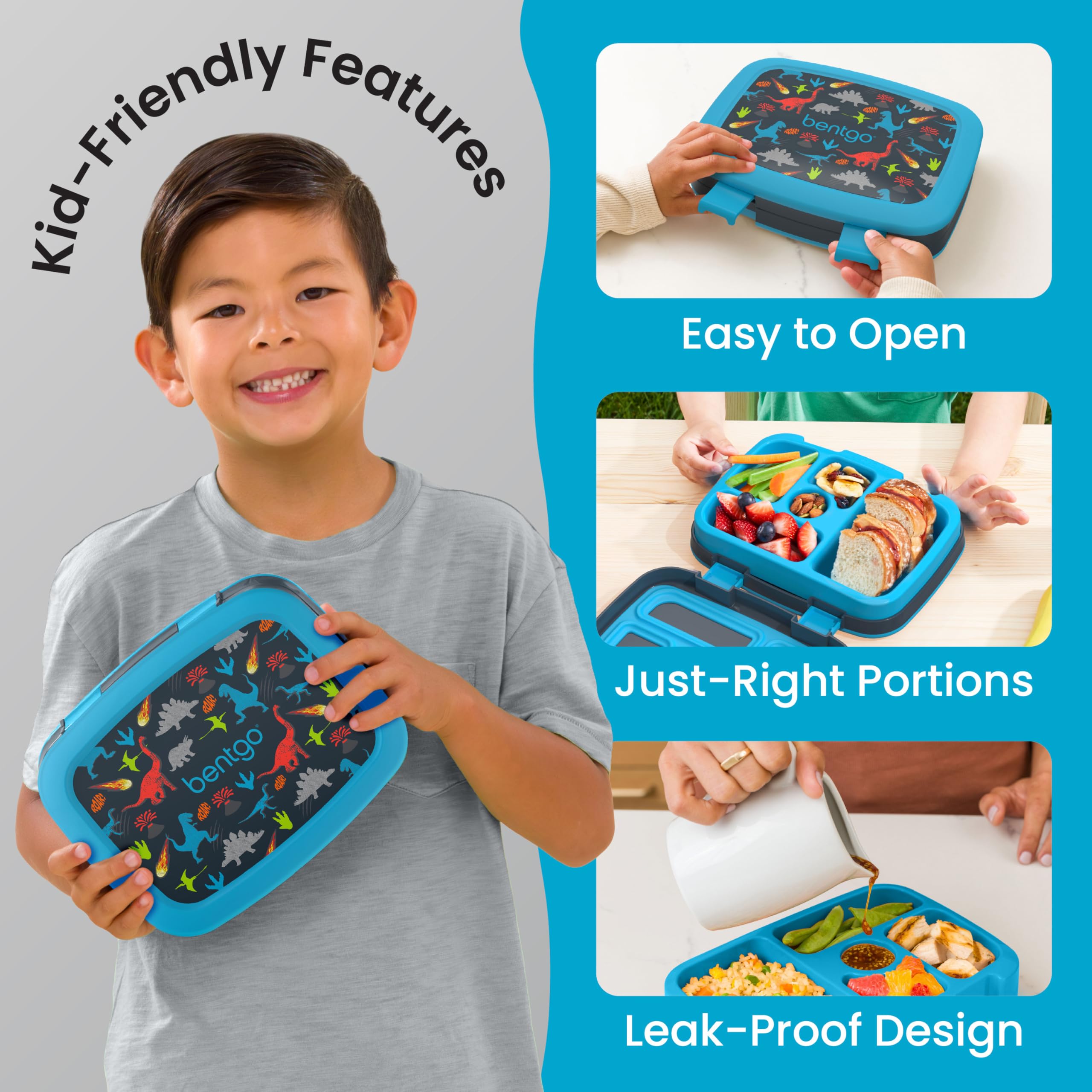 Amazon｜Bentgo(ベントゴー) 子ども用ランチボックス キッズプリント