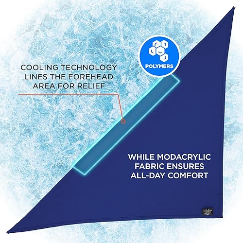 Miniatura 5 de Ergodyne Chill Its 6710FR - Trapo de rocío refrescante, resistente al fuego, cristales de polímero evaporativos para alivio de enfriamiento, color
