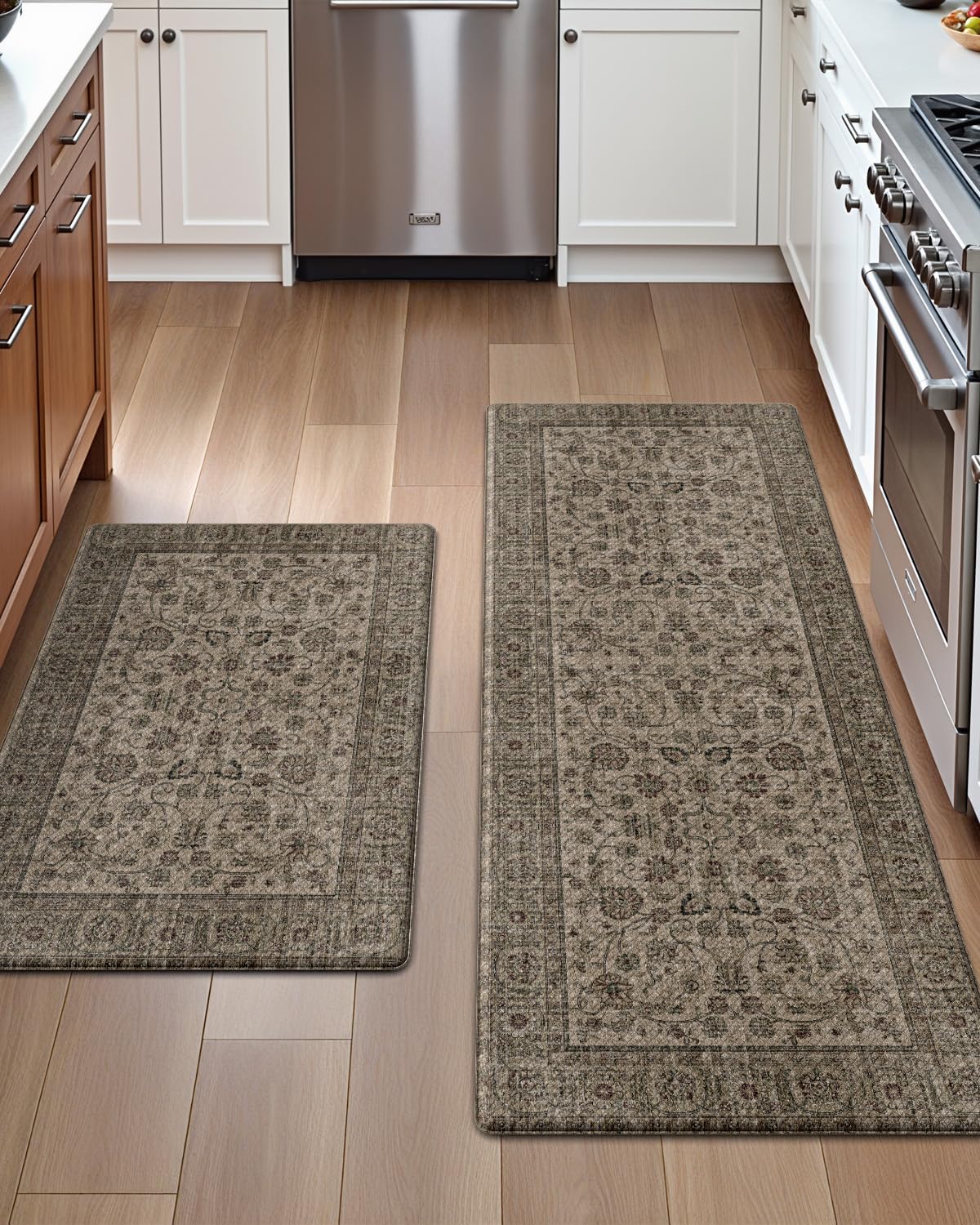 DEXI Kitchen Mats for Floor Cushioned, 23x35+23x59 Extra Large Runner ...