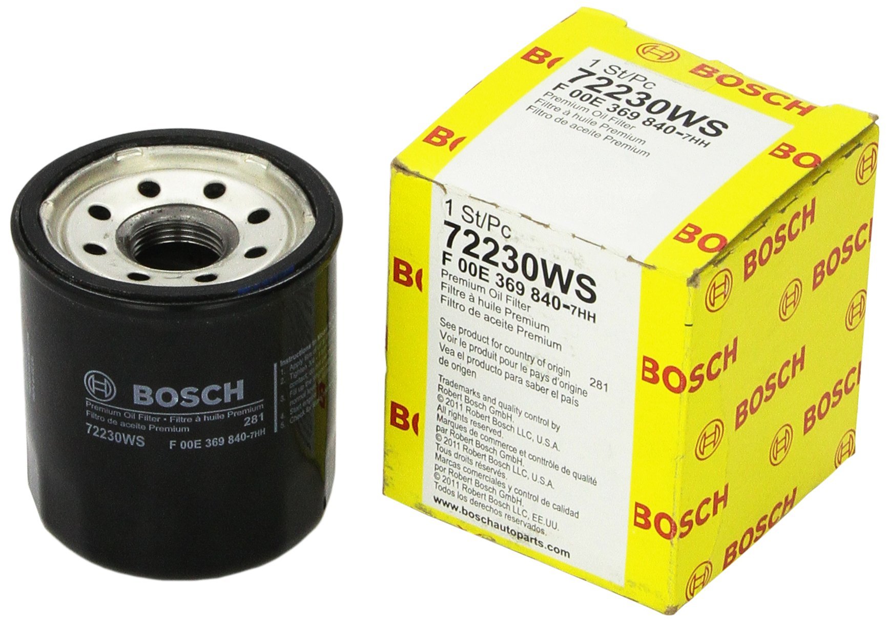 Amazon.com: BOSCH 72230WS Workshop Engine Oil Filter - Compatible