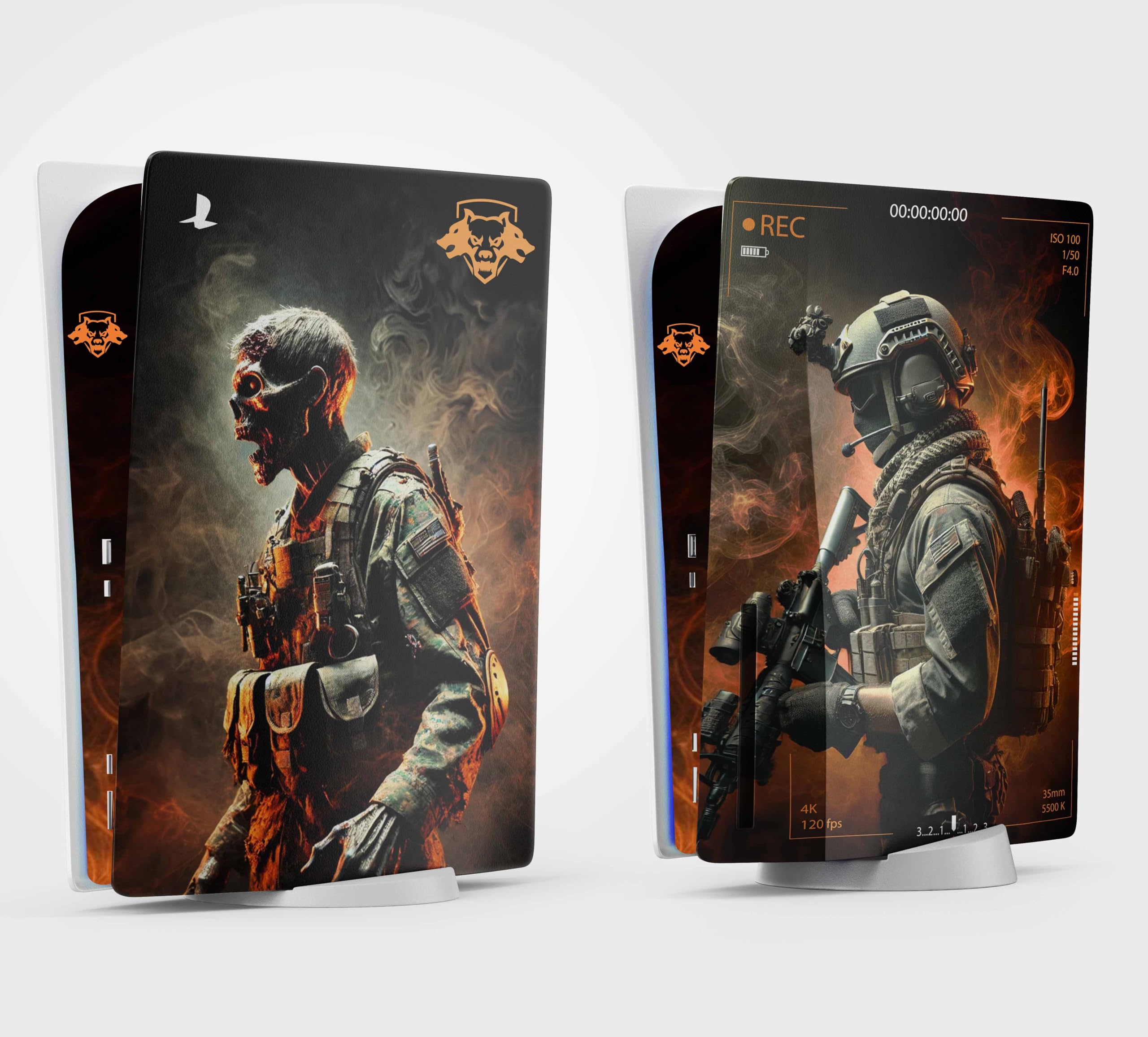 Pegatina para PS5 Black Ops 6, Pegatina PS 5 Gaming, consola y mando, edición estándar Disco Skin COD (2 mandos)