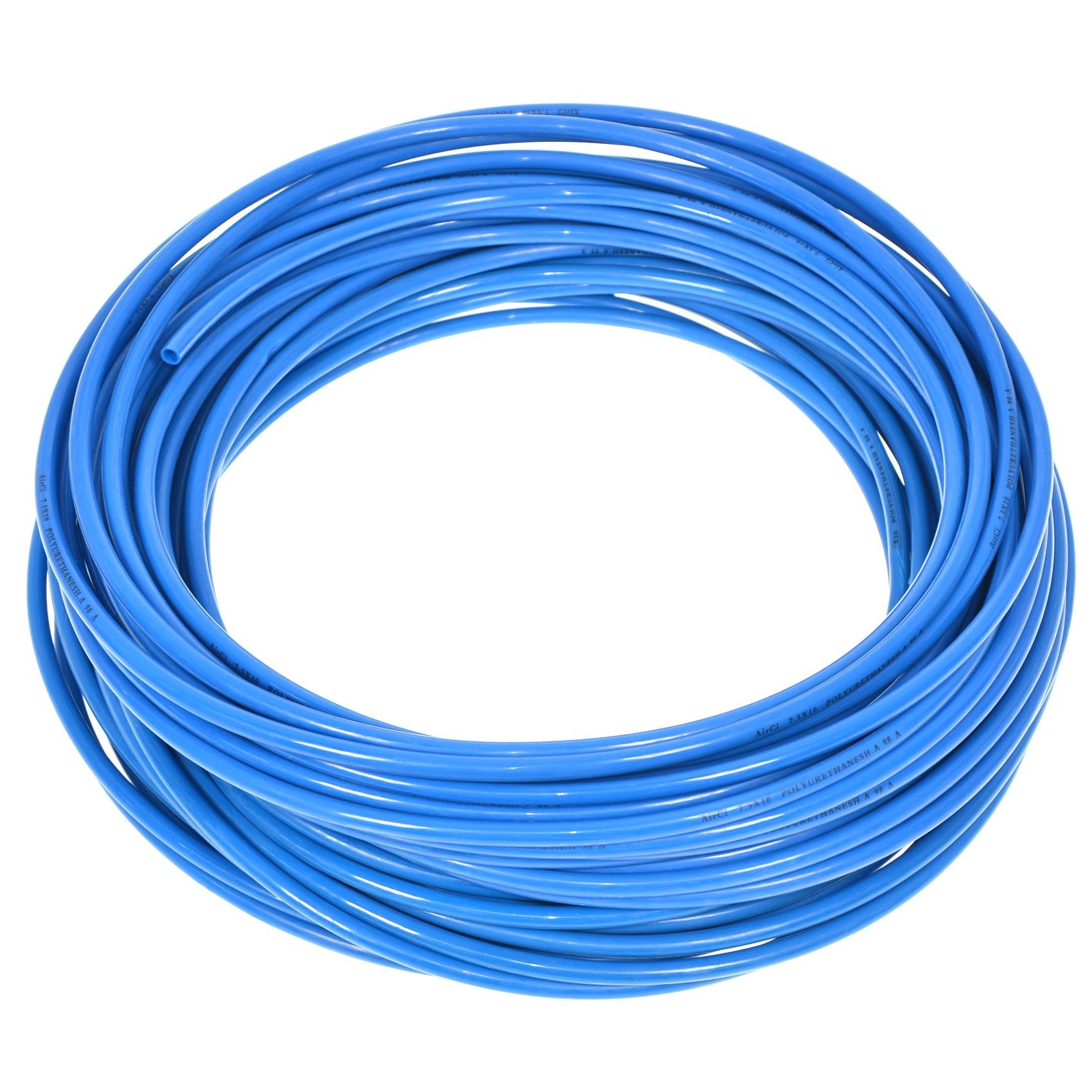 Tubo elástico de poliuretano de 50 m de diámetro 7,5 x 10 mm / aire comprimido / neumático / recogida de aceitunas