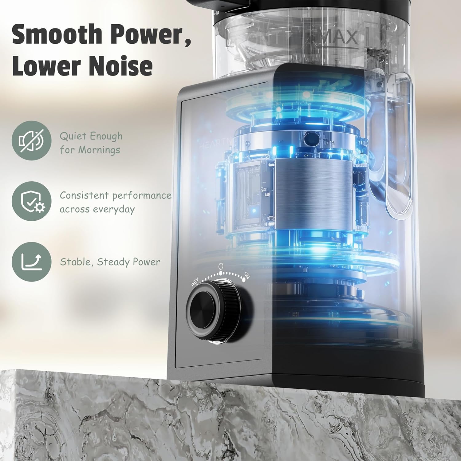 Juicer Machines, 6.5" Extra-Wide Feed Chute Cold Press Juicer for Whole Fruits, Easy to Clean 3-in-1 Juice, Sorbet & Nut Milk Maker, 300W Masticating Juicer for Home & Gifting