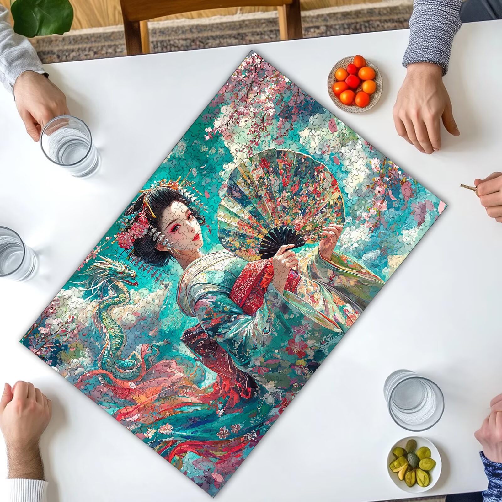 Puzzle 5000 sztuk Japonia, Uroda Puzzle 5000 sztuk dla dorosłych i nastolatków, drewniane puzzle z wykwintnym opakowaniem, rodzinne gry edukacyjne, dekoracje domu, prezent dla dorosłych-1641