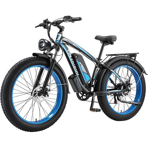 Electric Bike for Adults with 2000W Peak Motor | 48V17.5Ah Removable Battery,60 Miles PAS Range,26"x4.0" Fat tire,Hydraulic Disc Brakes, 32MPH Speed, Cruise Control