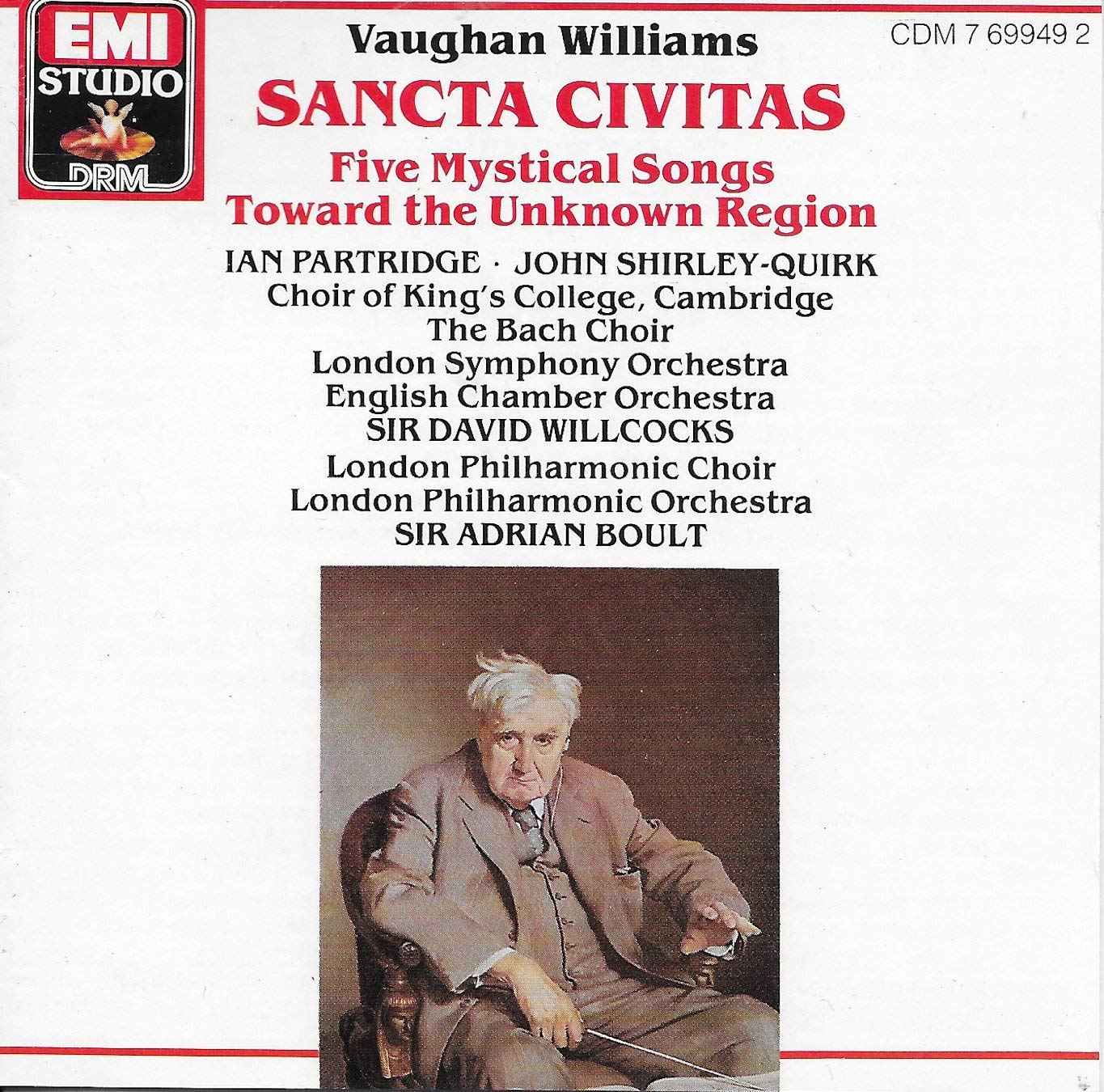 Sancta Civitas [Audio CD] Vaughan Williams