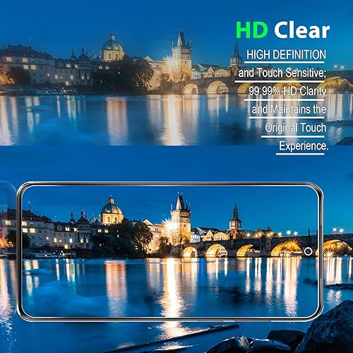 Miniatura 8 de Zeking Paquete de 3+3 para Motorola Moto G Stylus 5G (2023), vidrio templado y protector de lente de cámara, dureza 9H transparente de alta