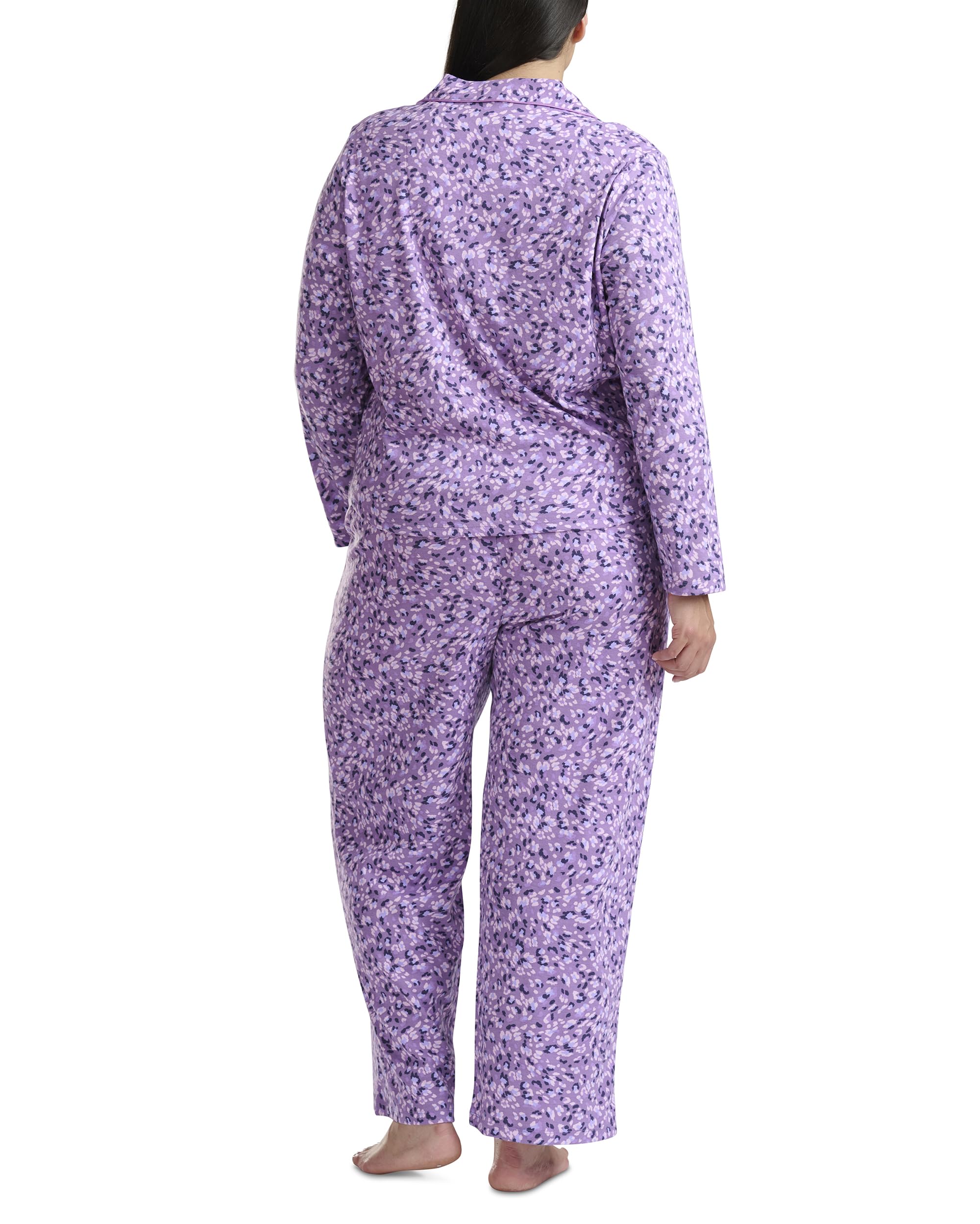 Karen Neuburger Damen [Plus Size] Long Sleeve Girlfriend Pajama Set Pyjamaset (2er Pack)