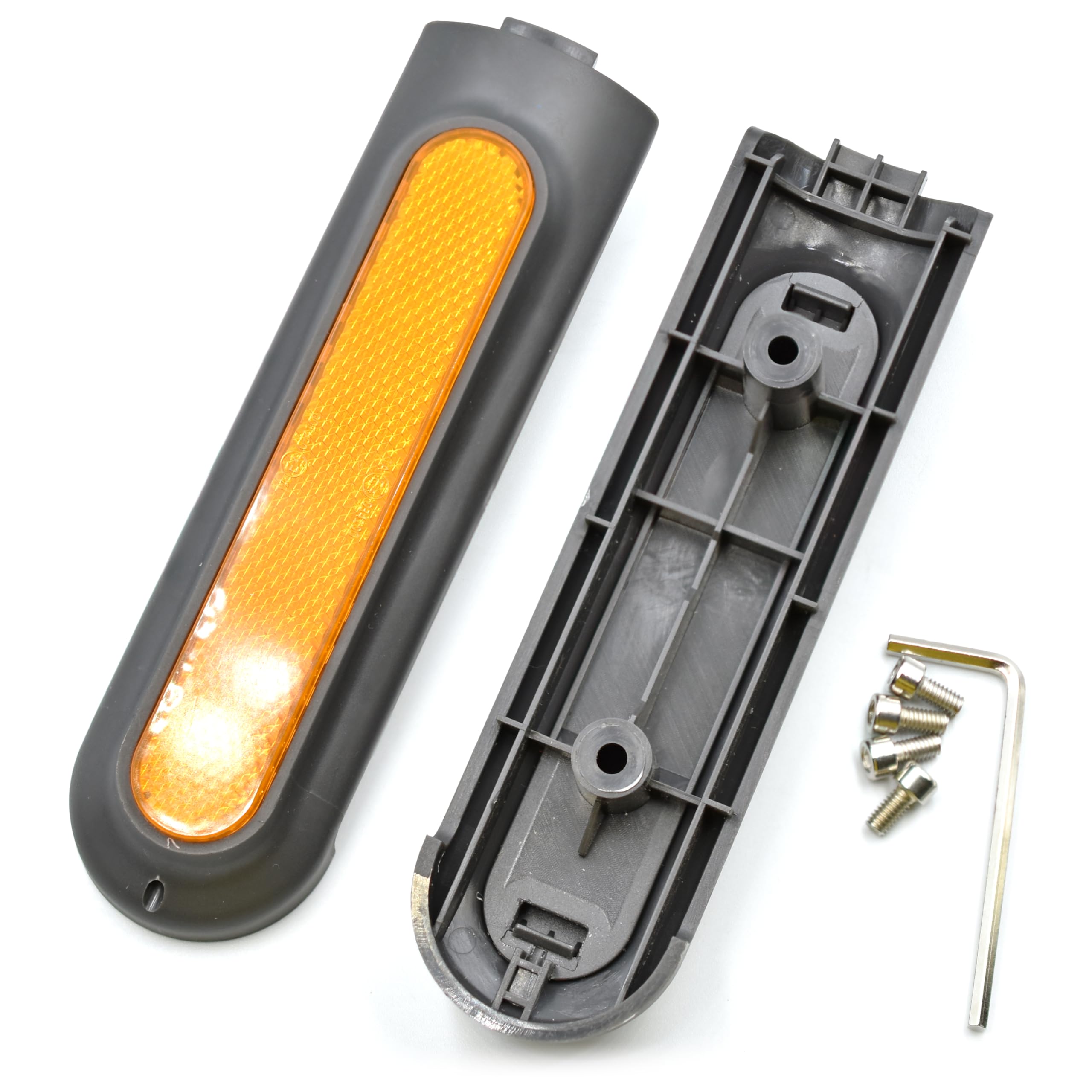 myBESTscooter - Cubiertas de Rueda Lateral Trasera con Pegatinas Reflectantes para Patinete eléctrico Xiaomi Pro 4