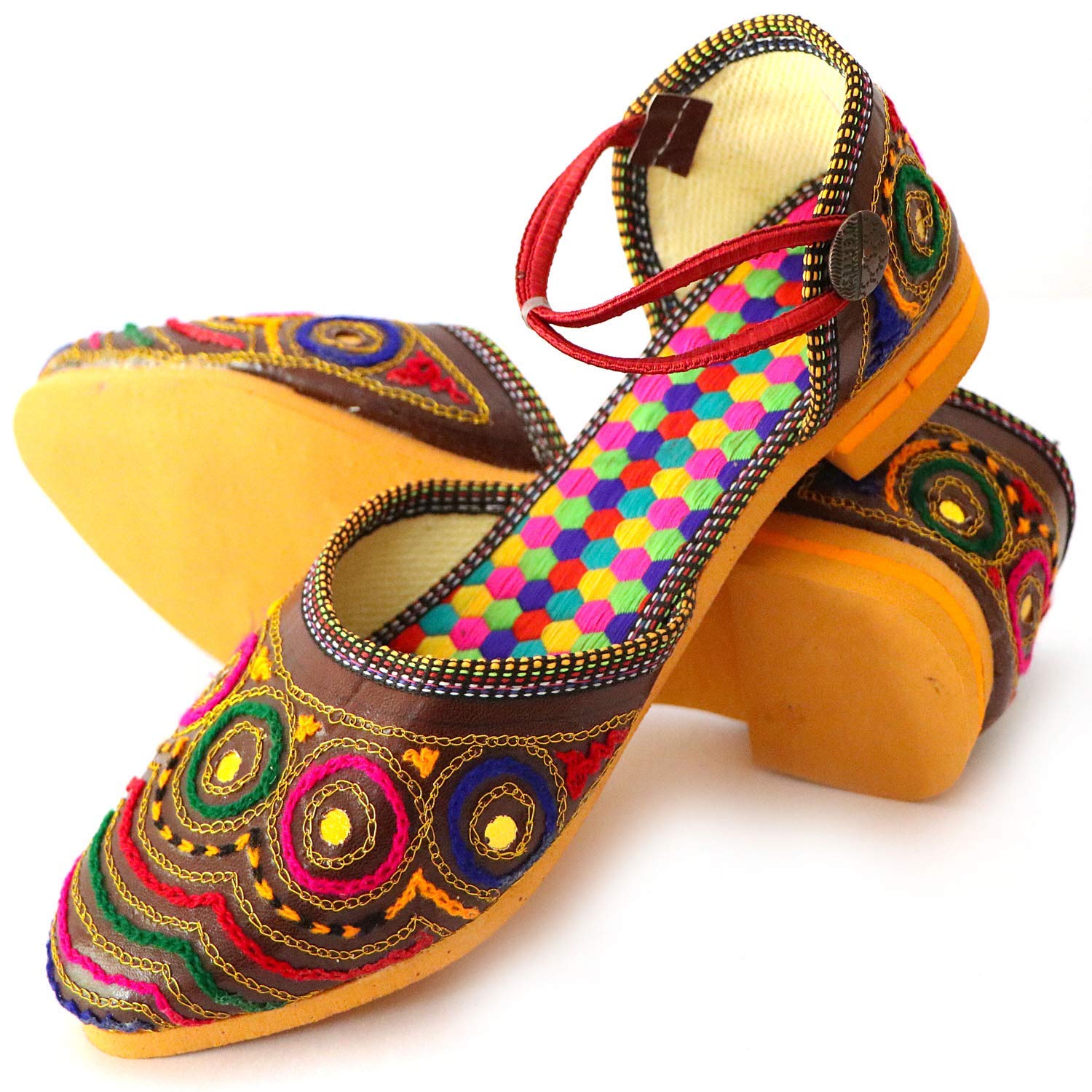 asidea Multicolor Jutti for Women | Punjabi Jutti for Women & Girls-picture-10