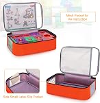 Rexmica 2pcs Storage Organizer Bag for Magnetic Block Tiles, Large Travel Zipper Pouch Bag Case for Magnetic Building Block, Board Game, Puzzle, Miniature Car, Empty Bag for Mom's Home Organization