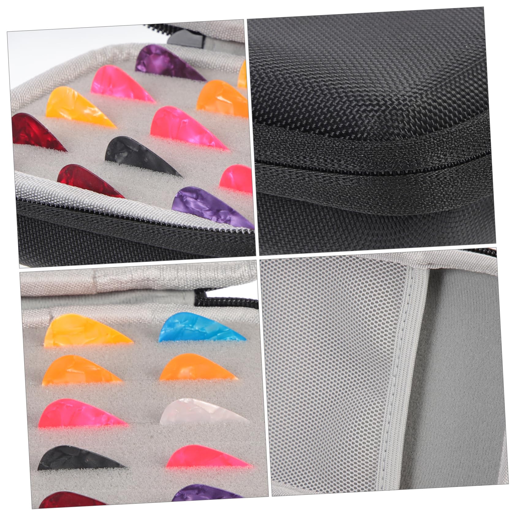 ifundom 3sätze Vielseitiger Gitarren-picks Mit Aufbewahrungsbox Und Zufälligen Plectrums Ergonomisches Design Für Optimalen Halt Und Schutz Der Finger Beim Spielen