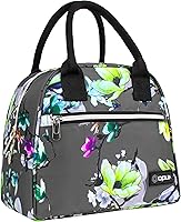 Vista 15 de OPUX Lonchera Premium para Mujeres, Bolsa de Almuerzo Aislada para Niñas, Niños, Adolescentes y Adultos, Linda Lonchera Suave y Refrigerada