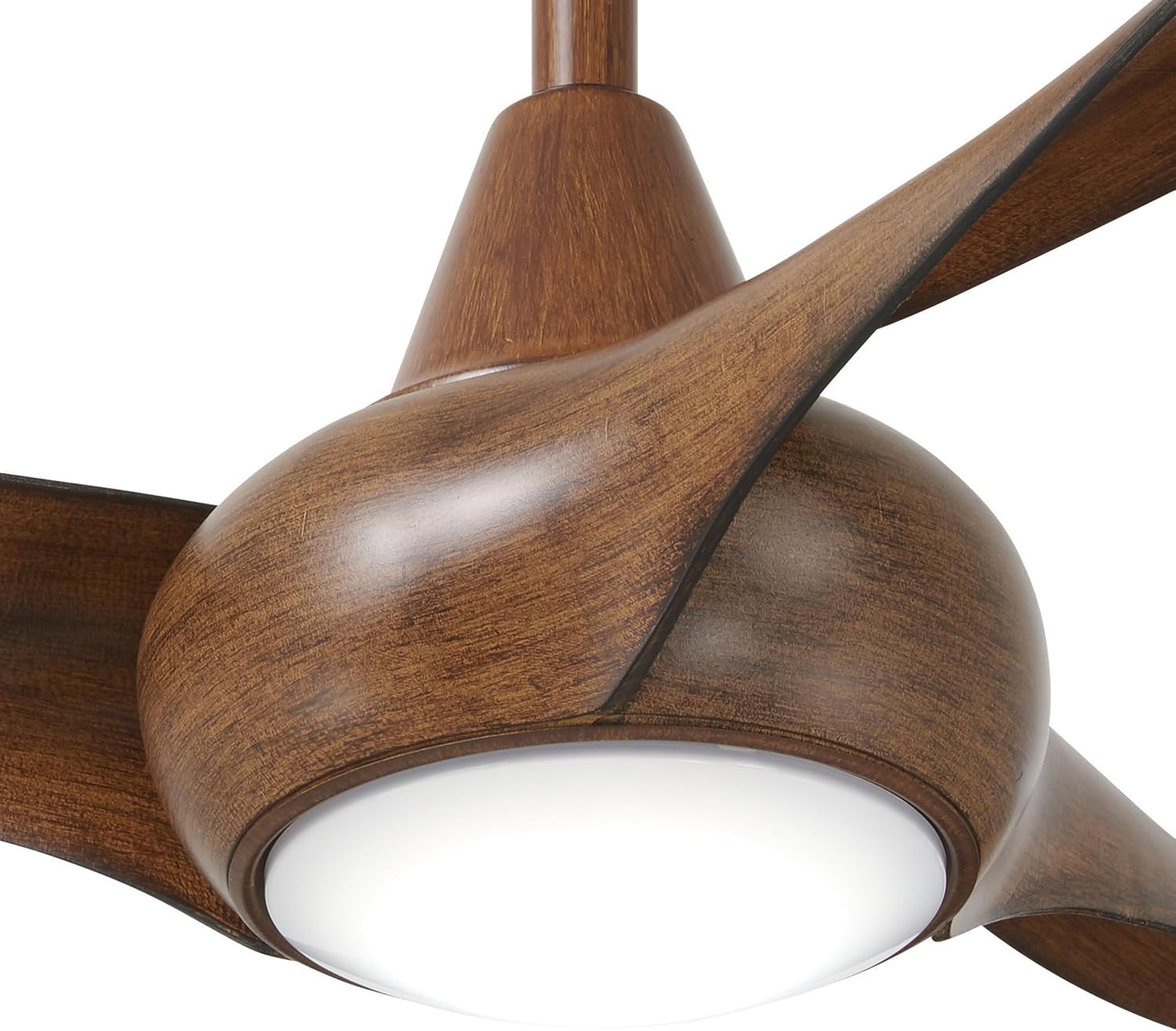 Minka-Aire F845-DK Light Wave 44" Ceiling Fan with LED Light and Remote Control in Distressed Koa Finish