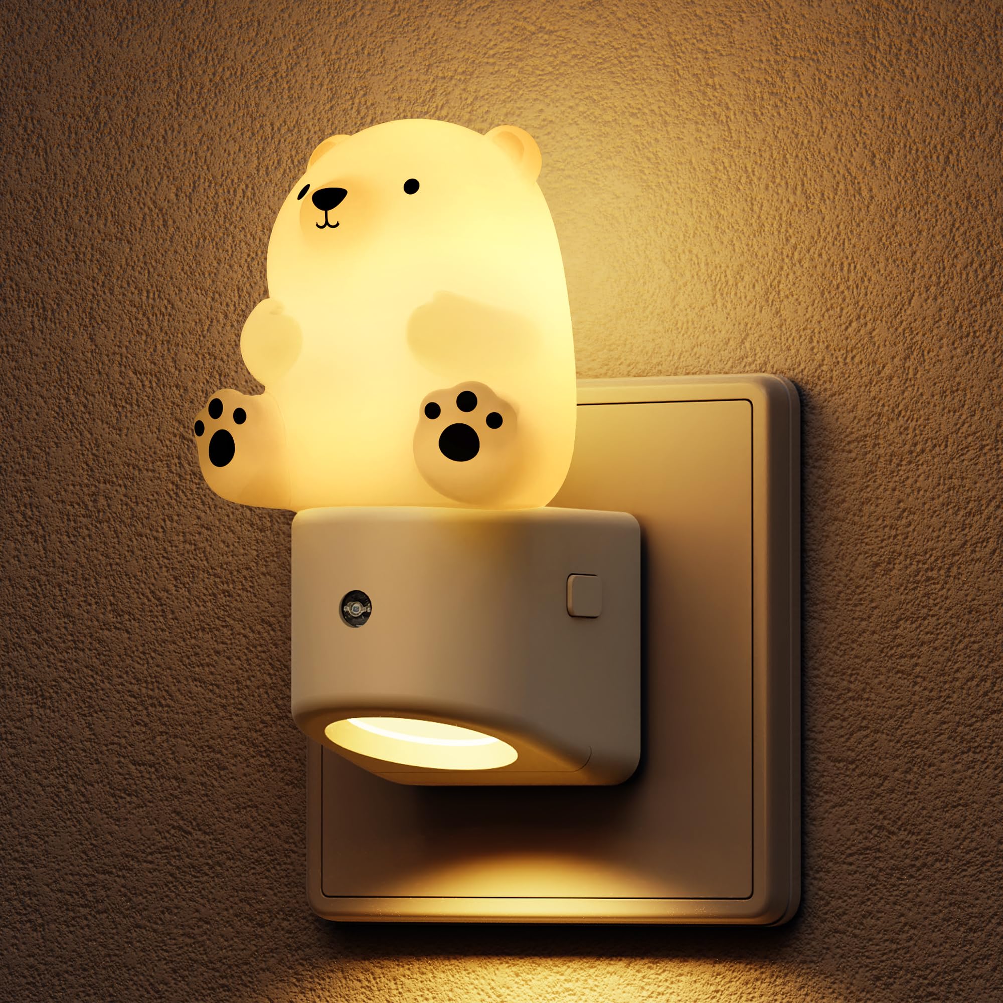 LOHAS-LED Nachtlicht Steckdose, 3D Cute Nachtlicht