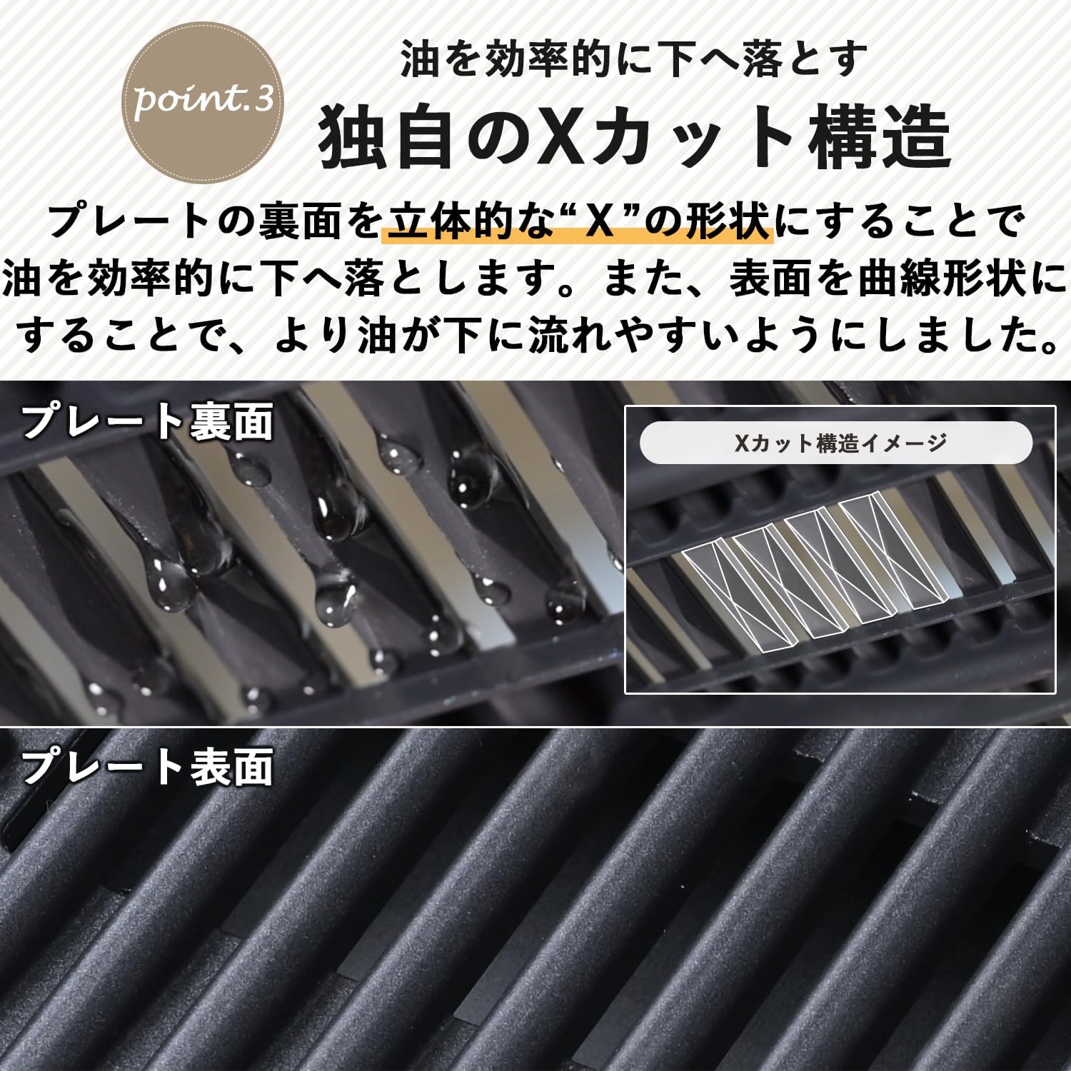 [山善] 煙の少ない 焼き肉グリル XGRILL STORM 一人暮らし 二人暮らし コンパクト 「素早く、美味しく焼ける」 ホットプレート 吸煙機能付き 煙約85%カット 保温~230度 プレート着脱可能 YGME-FX100(B)