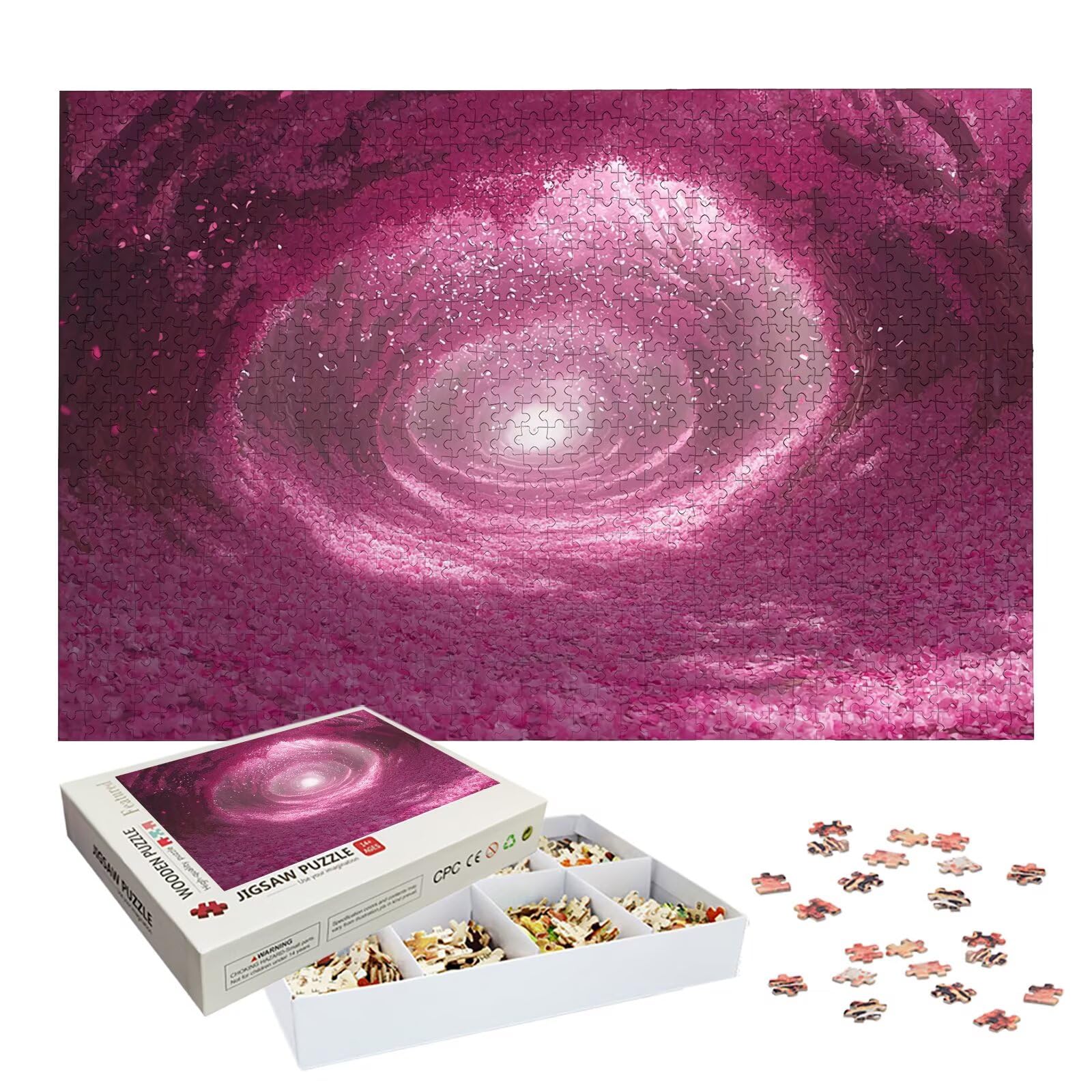 Puzzle 1500 Teile Erwachsene, Landschaft Puzzle 1500 Teile, EIN Herausforderndes Rätsel, Blume Holzpuzzle Erwachsene mit Exquisiter Verpackungsbox, Puzzlespiele für Die Ganze Familie, Geschenke, -8424
