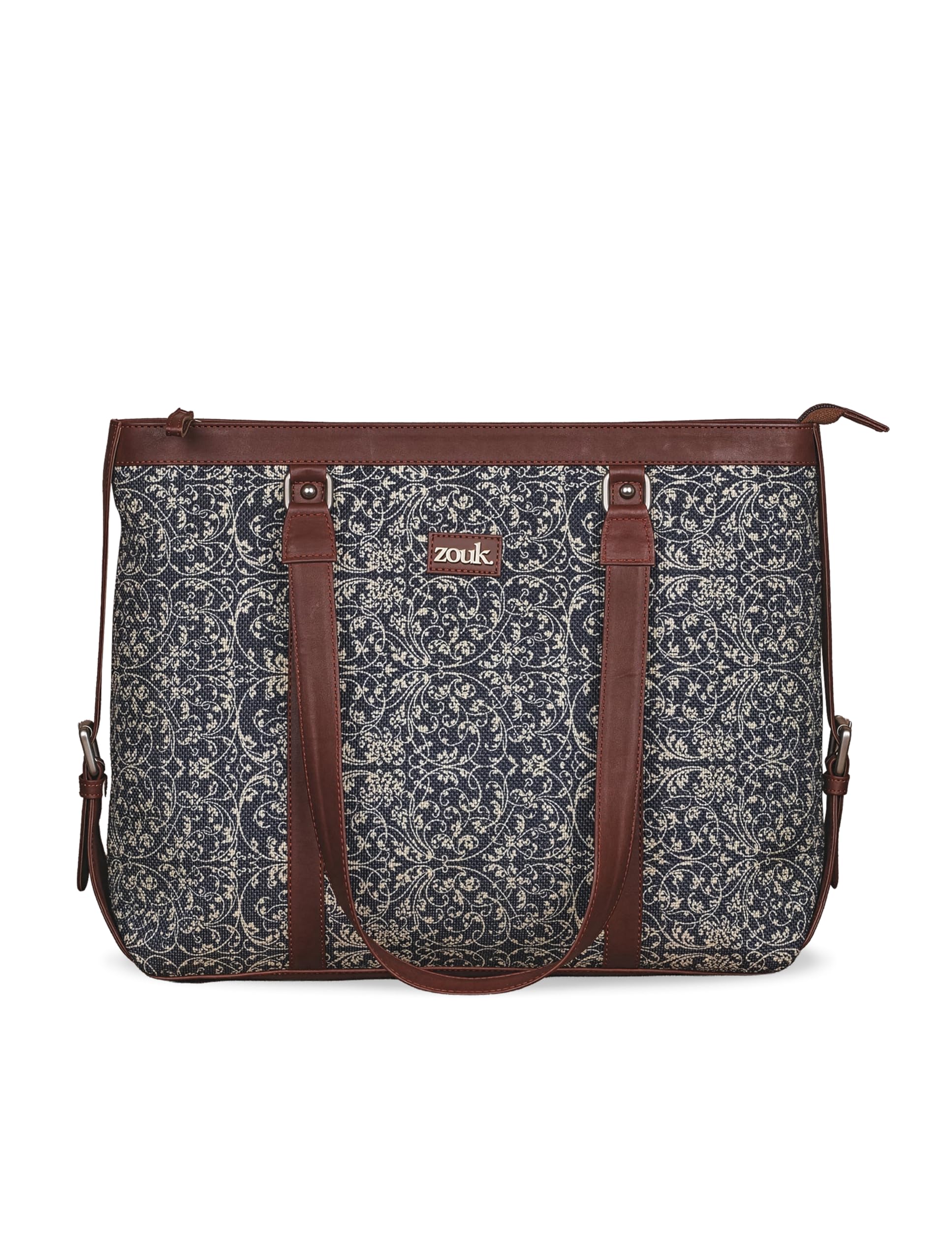 ZOUK Vegan Leather Office Bag - Laptop Tote -23 ZOUK Vegan Leather Office Bag - Laptop Tote -23