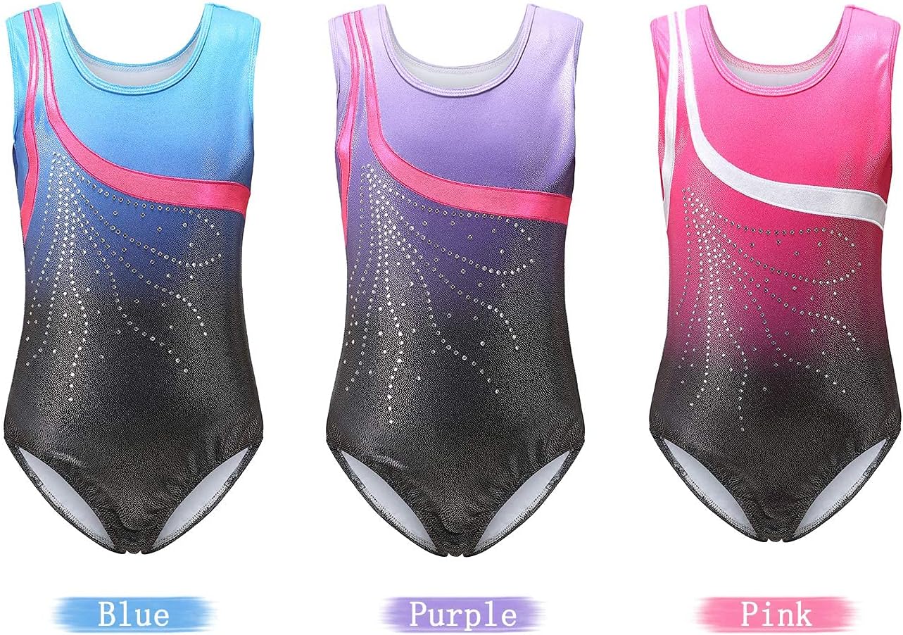 ubersweetImported Girls Dance Bod Girls Gymnastics Compressed Sleeveless Bod Pull On Ballet Outfit_173616