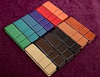 Vista 7 de DiLoro Estuche doble de cuero para lápices para dos bolígrafos y lápices estilográficos (naranja)