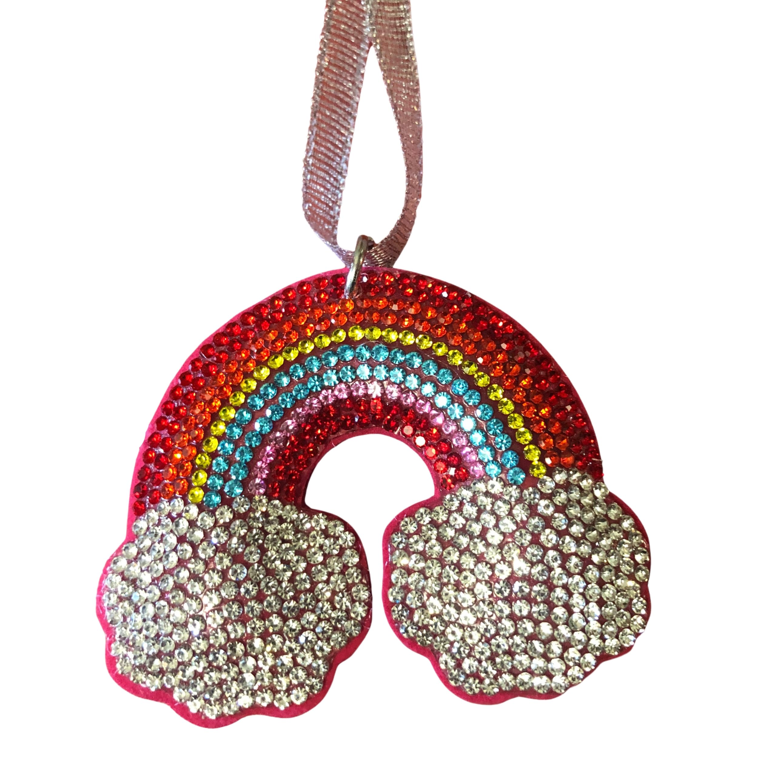 Popfizzy Bling Rainbow Christmas Ornaments 2023, Christmas Decorations, Rhinestone Christmas Tree Ornaments, Xmas Decor