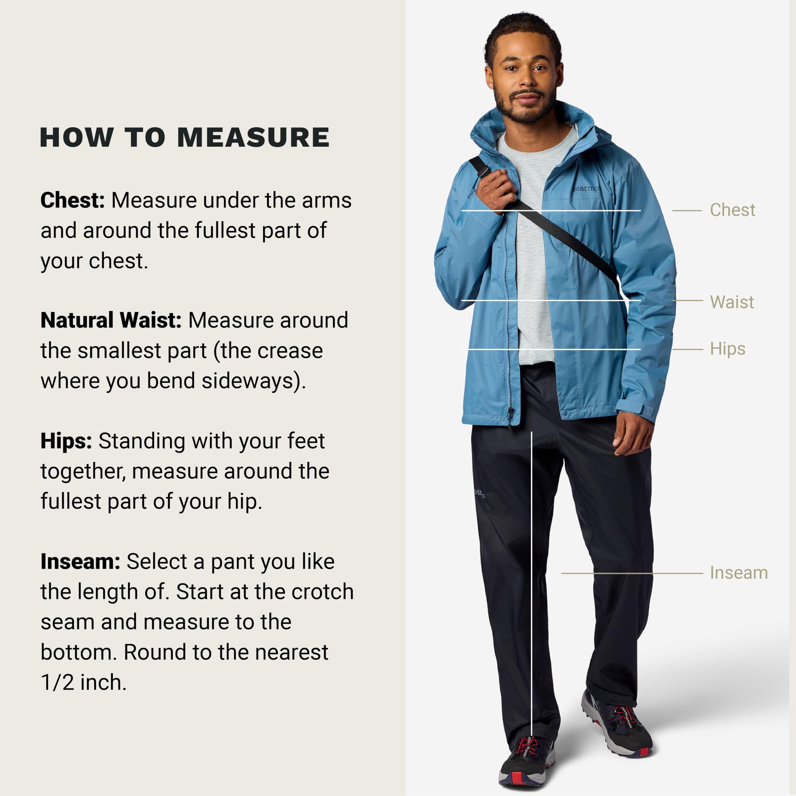 Marmot Herren wasserdichte Hose, atmungsaktive Überziehhose, leichte Regenhose, Winddichte Trekkinghose, ideal für Wandern Precip Evo Full Zip Pant