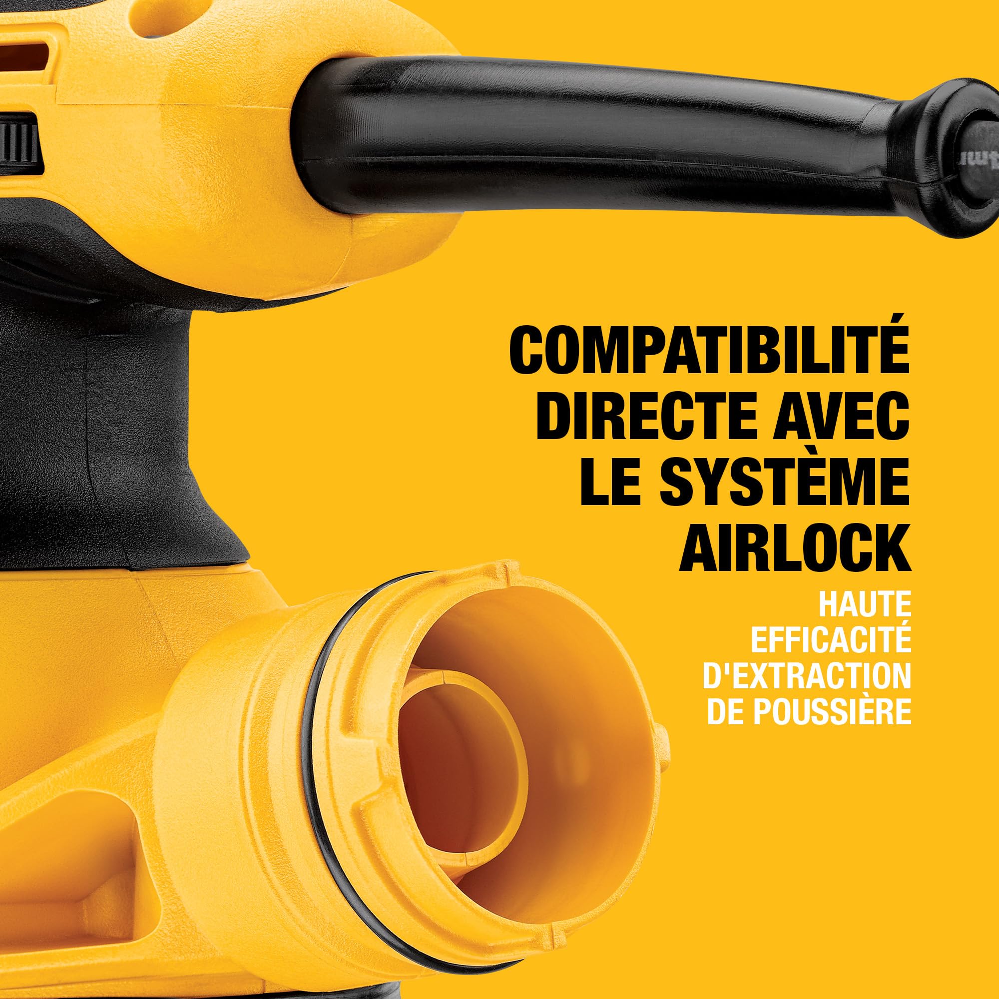 DEWALT Ponceuse excentrique filaire, 280W, 125 mm, DWE6423-QS