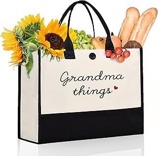 Grandma Gifts, Functional Tote Bag For Grandma, Grandma Birthday Gifts, Grandmother Gifts, Birthday Gifts For Grandma From Grandkids, Durable Beach Bag Gifts For Grandma