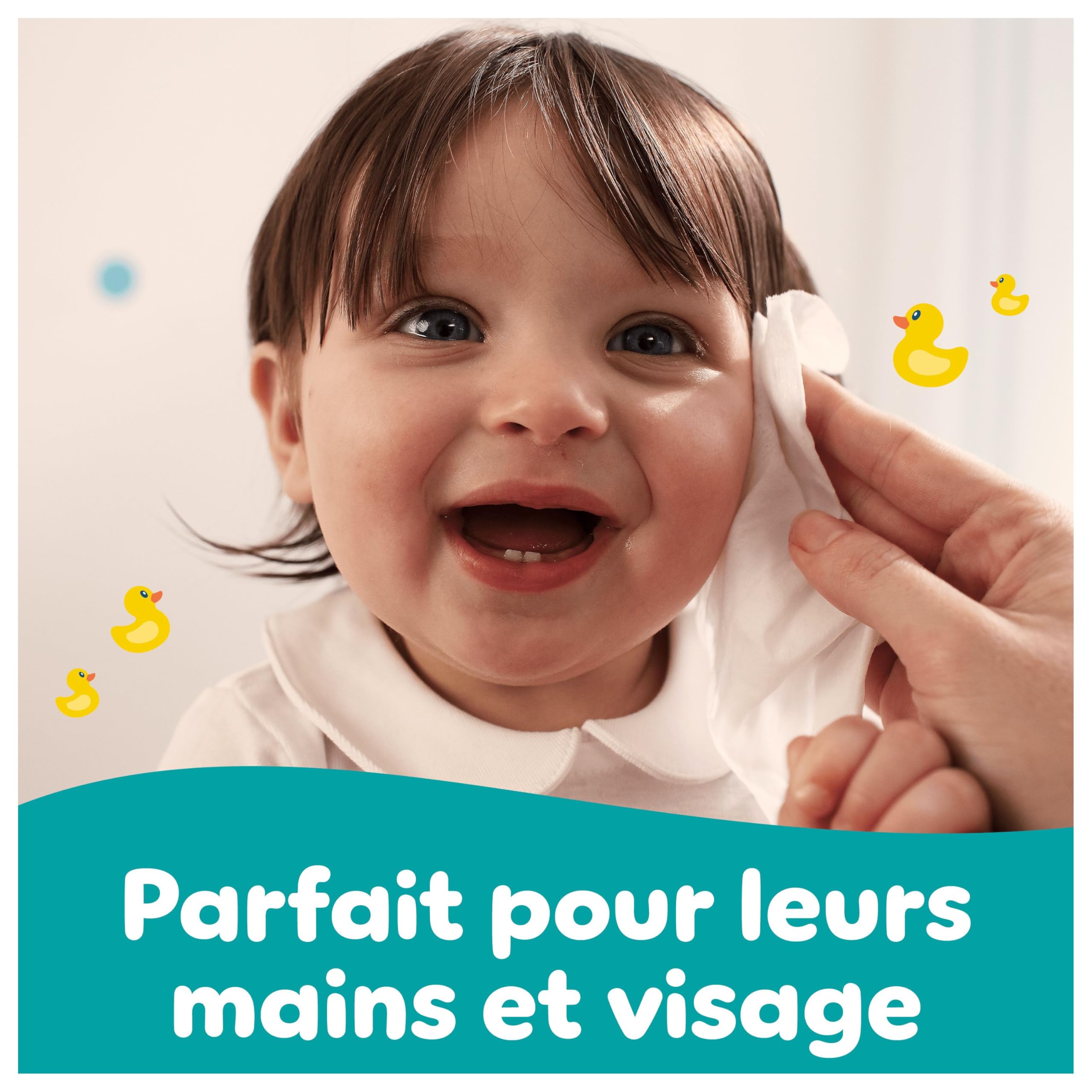 Lingettes Pampers Fresh Clean pour bébé, 9 paquets de 80 lingettes = 720 Lingettes pour bébé, Nettoyage complet