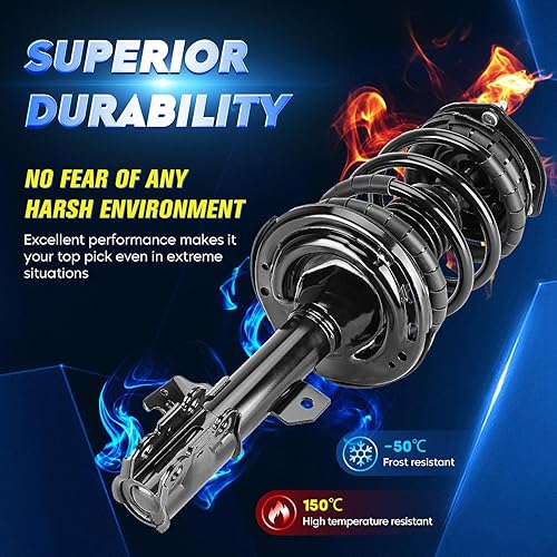 Miniatura 3 de Conjunto de amortiguador de puntal delantero con resorte helicoidal para Toyota Camry 2007-2011, reemplazo 172390 172391, izquierda y derecha, 2