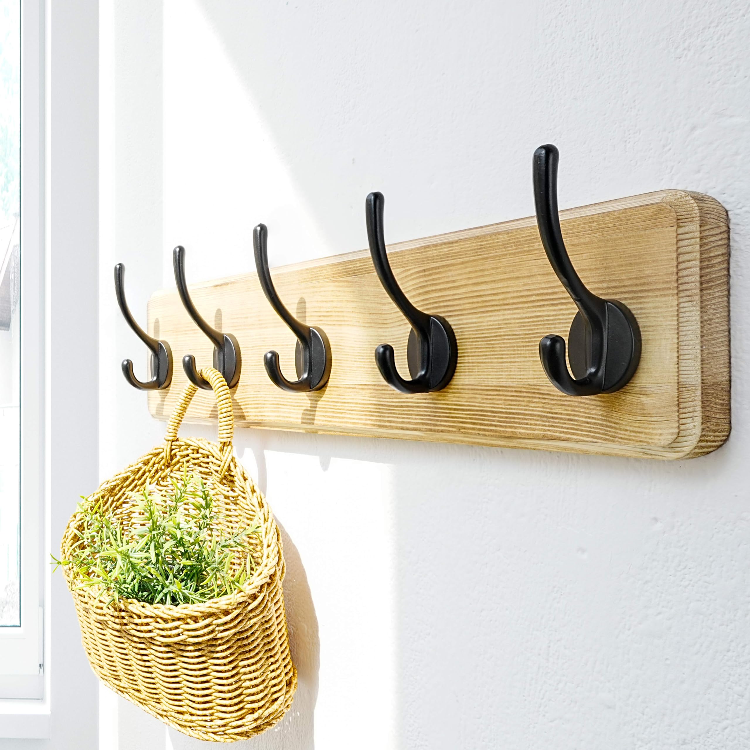 Dseap Coat Rack Wall: Patented, Heavy-Duty - Image 2