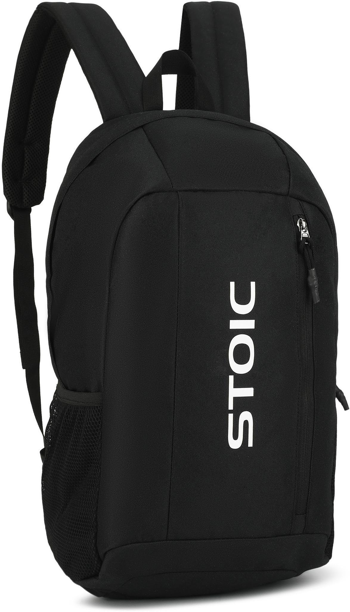 stoic Casual Backpack, 16L, Water Repellent, Polyester, Black-picture-50