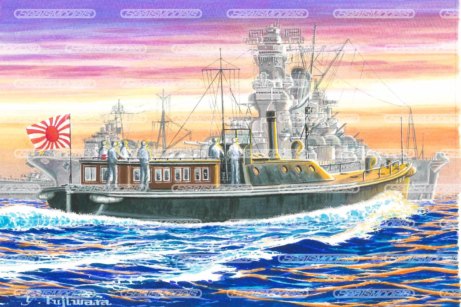 Amazon | 1/144 日本海軍 長官艇 大和＆武蔵 | プラモデル 通販
