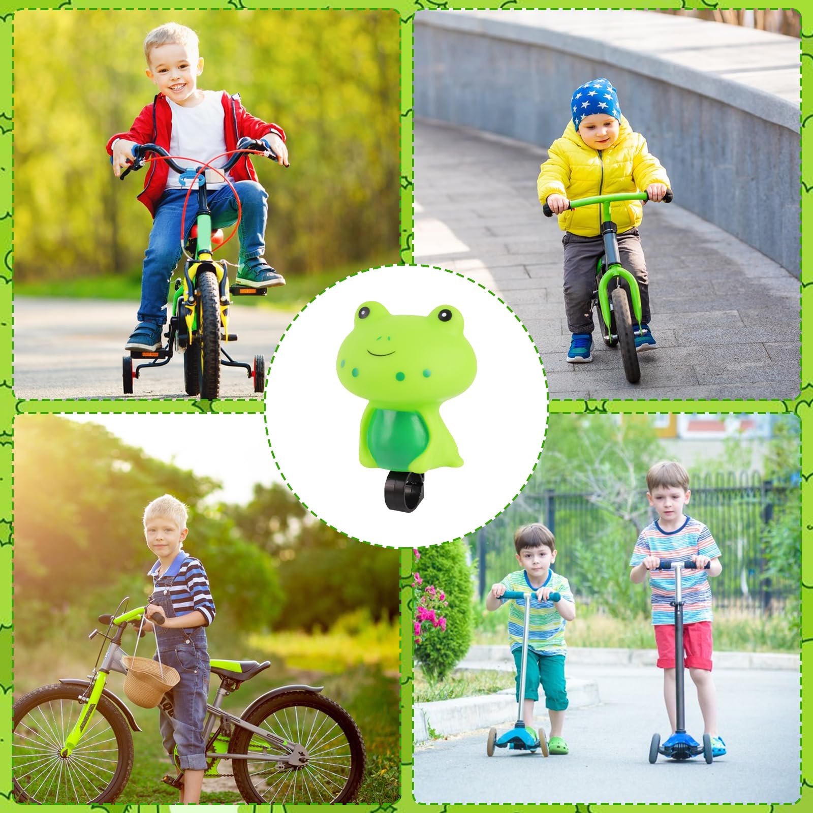 Campanello per bicicletta ragazza ragazzo clacson bicicletta bambini Bike Bell bambini Squeeze Horn Honk per bambini