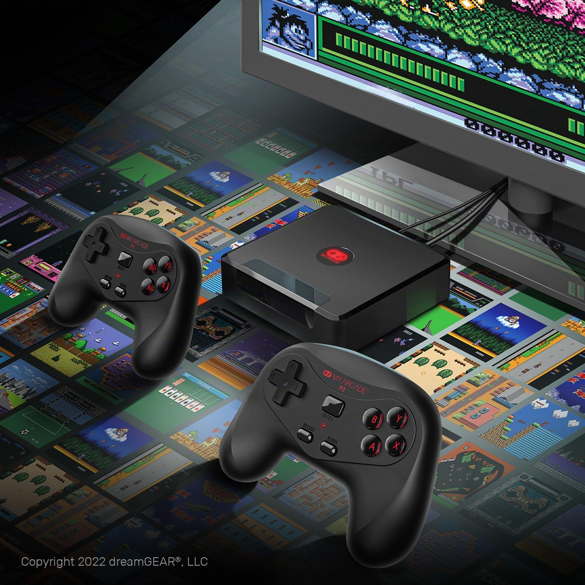 MY ARCADE DGUNL-4144 Console di gioco, nero