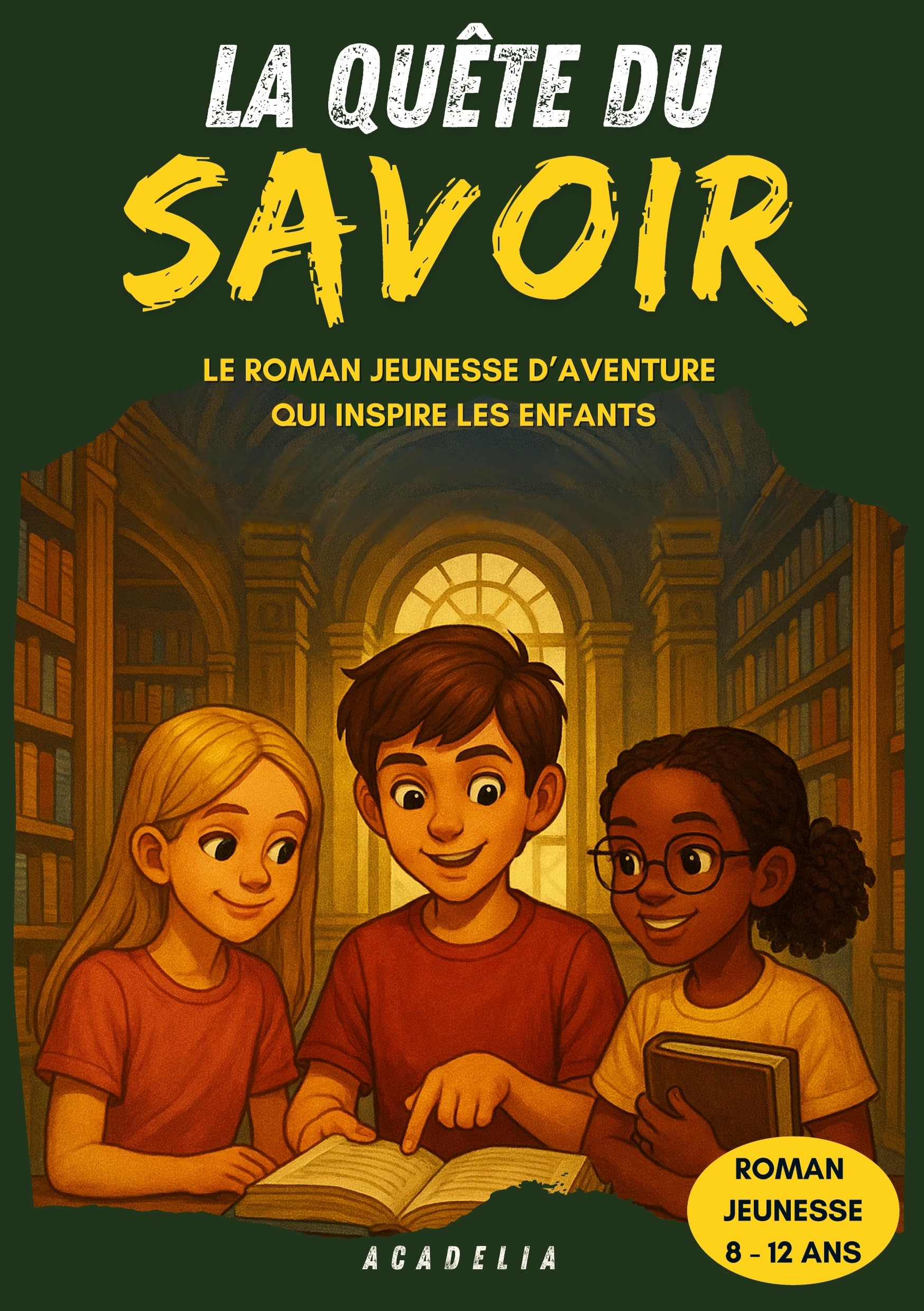 La Quête du Savoir: Roman pour enfants de 8 à 12 ans. Un livre d'aventure pour filles et garçons sur la curiosité, le courage, la confiance, l'amitié et entraide, lecture CE1, CE2, CM1, CM2, 6eme