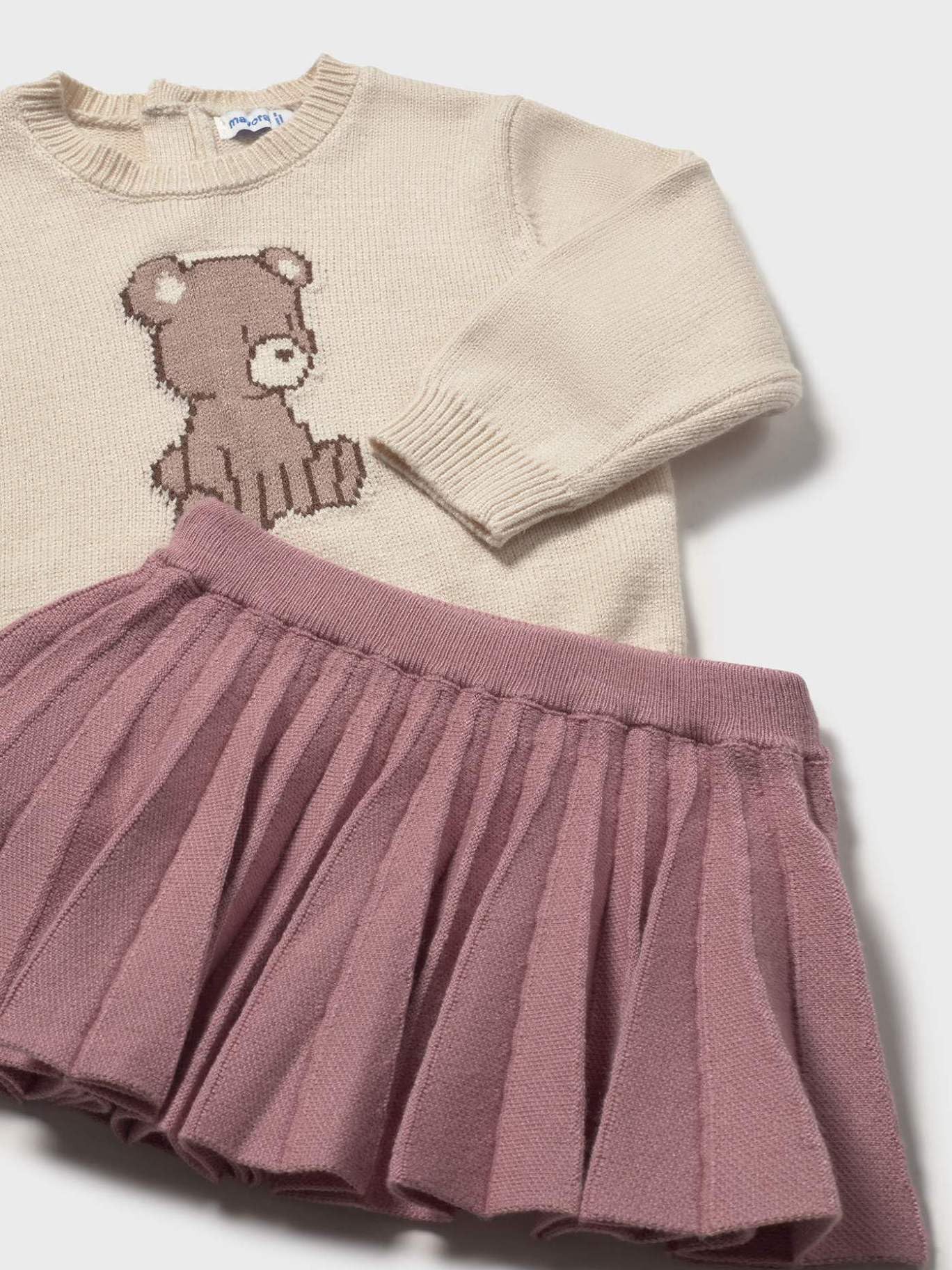 Mayoral Compl. Gonna Tricot per Bimba Orchidea 15-02925-016