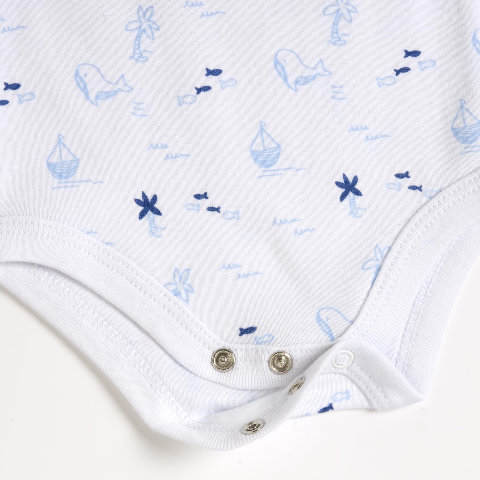 Prénatal, Set de 5 Body Bebé Sin Mangas, en Suave Algodón, con Cómoda Apertura con Botones