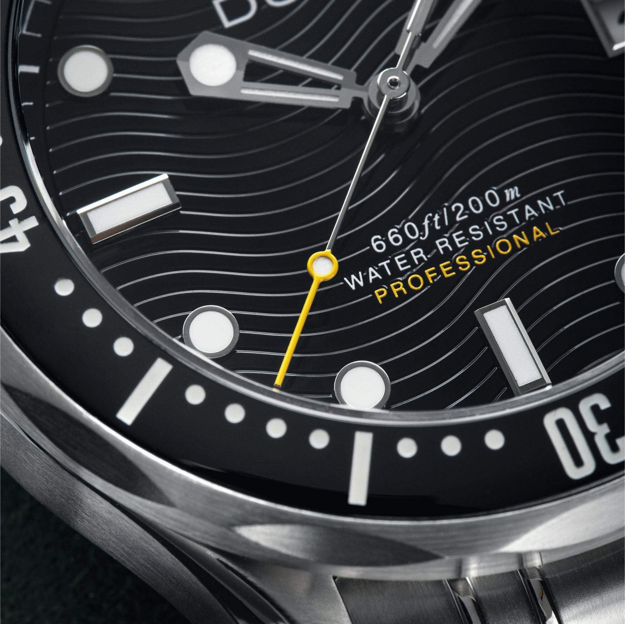 DUXOT Henri Diver orologio automatico da uomo 41 mm con cinturino in acciaio inossidabile massiccio DX-2060