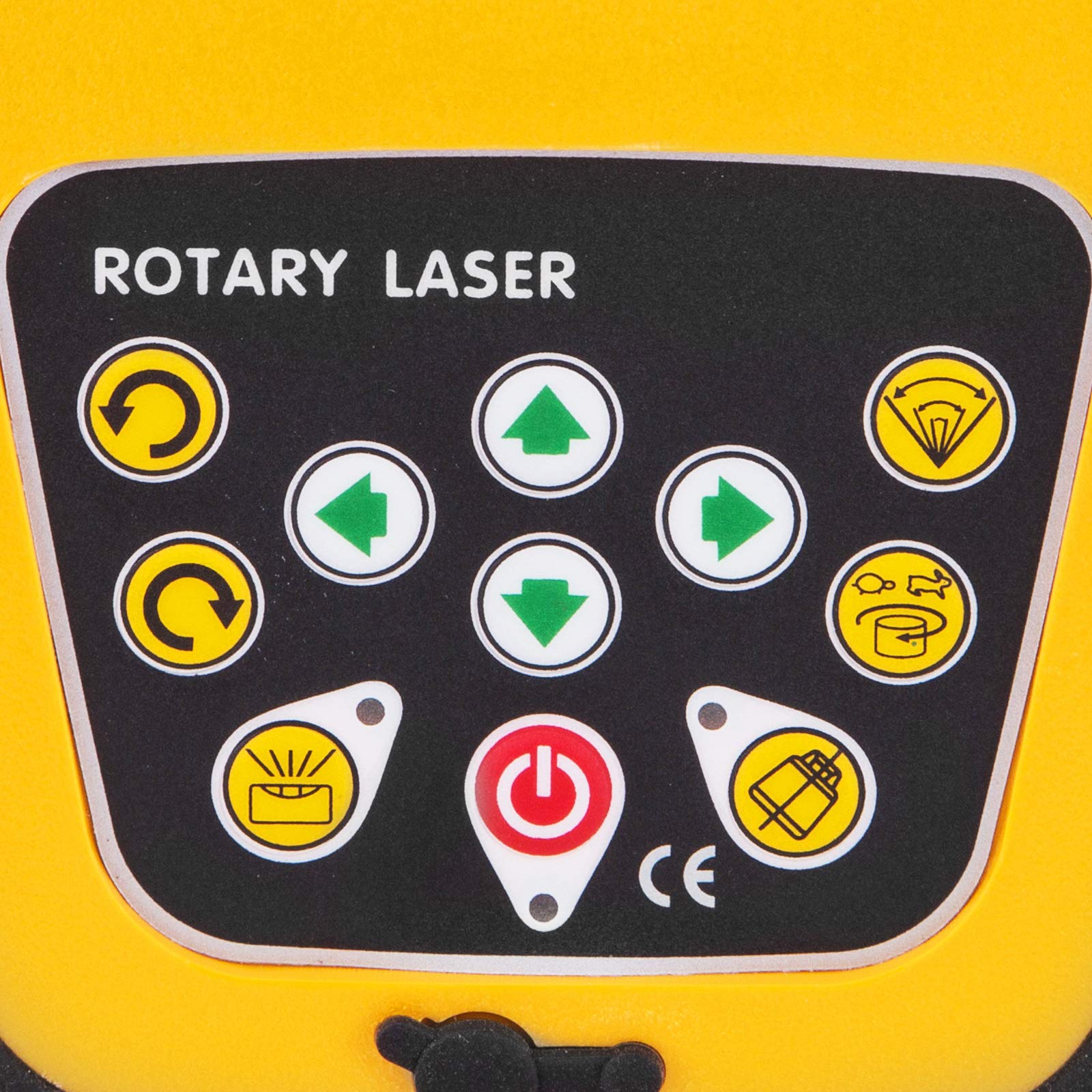 Zielony laser krzyżowy 500 m laser liniowy samopoziomujący 360 obrotowy poziomnica laserowa laser budowlany automatyczna obrotowa poziomnica laserowa Yellow Shell z pilotem zdalnego sterowania