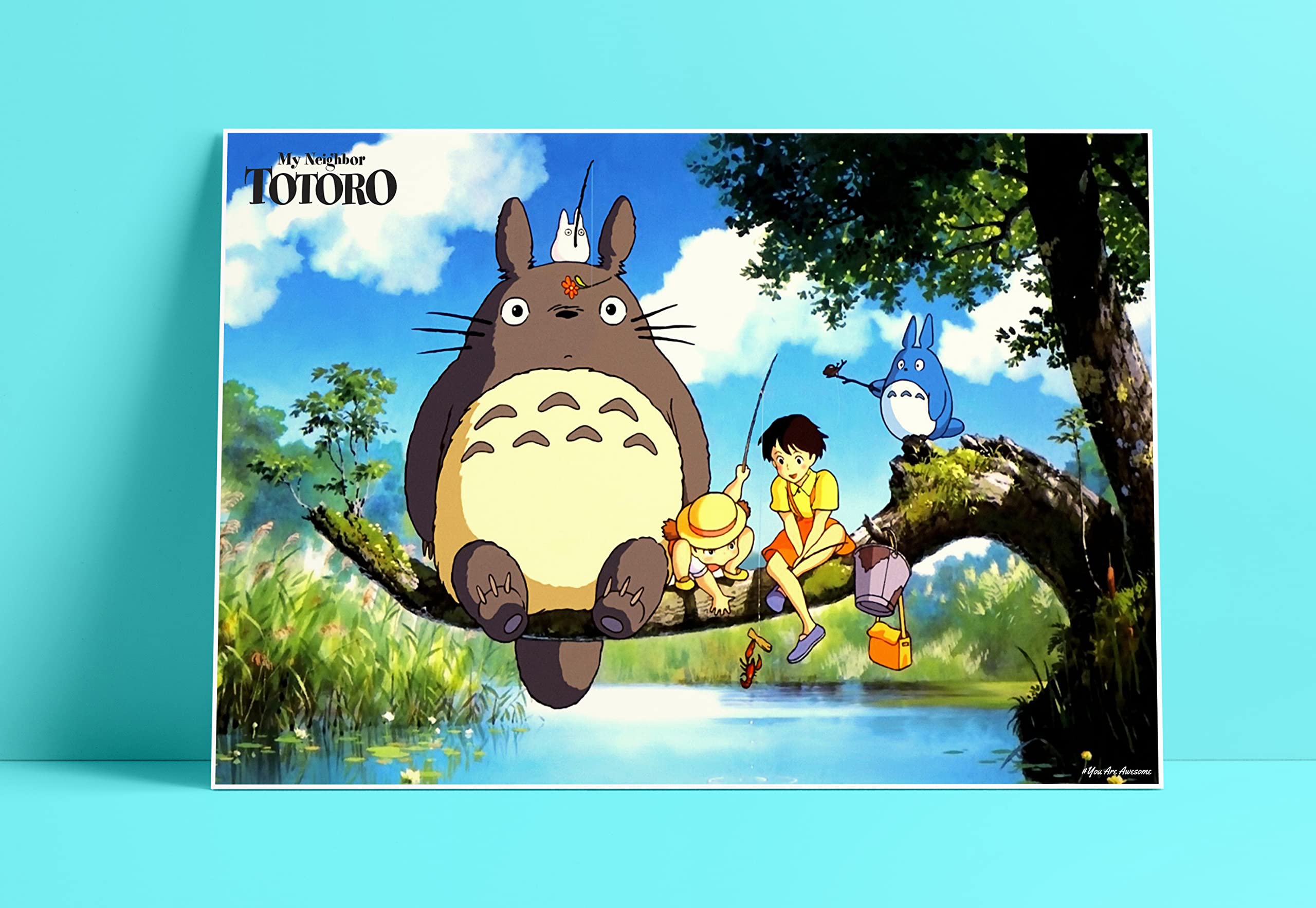 You Are Awesome - My Neighbour Totoro Art Effect Anime Series Poster 01 (18inchx12inch)