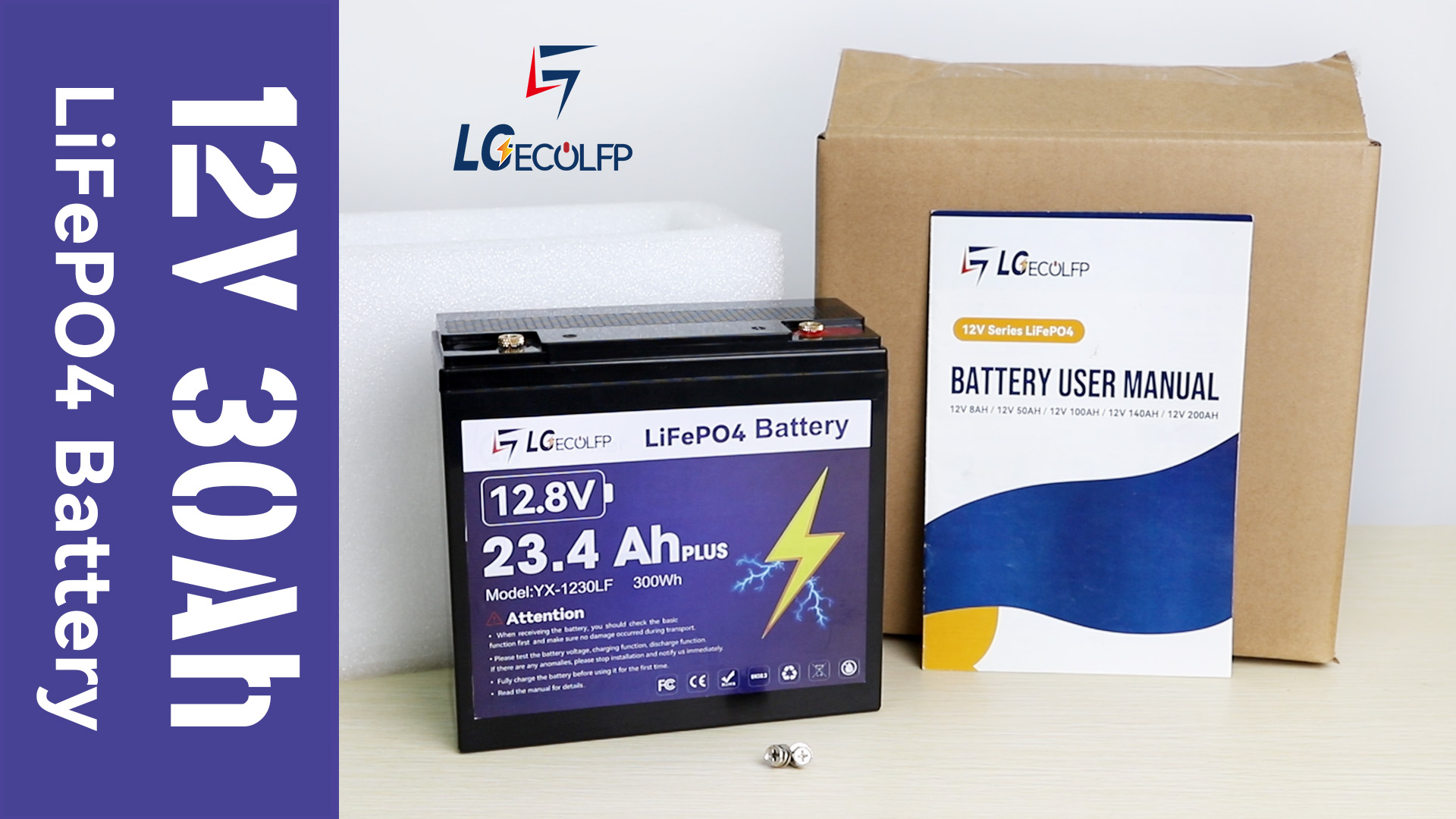 LiFePO4多目的バッテリー 12V 30Ah Amazon.com: 12V 23.4AH (30AH) Plus Lifepo4 Lithium Battery With