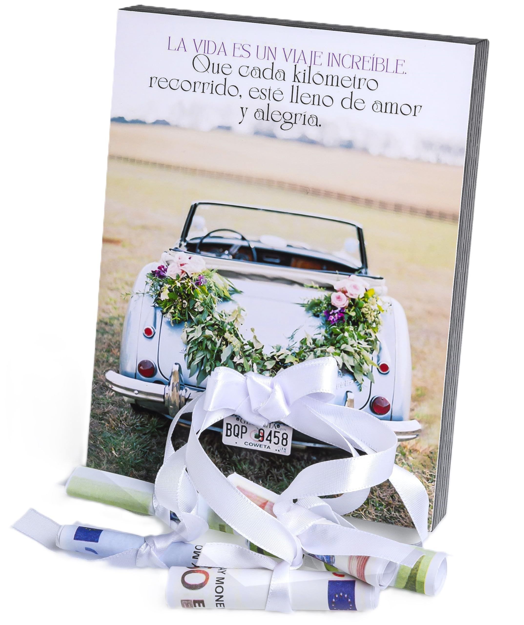 Galilea® Regalos de Boda para los Novios - Ideas para Regalar Dinero Boda con Marco Elegante y Creativo - Sois los siguientes Novios