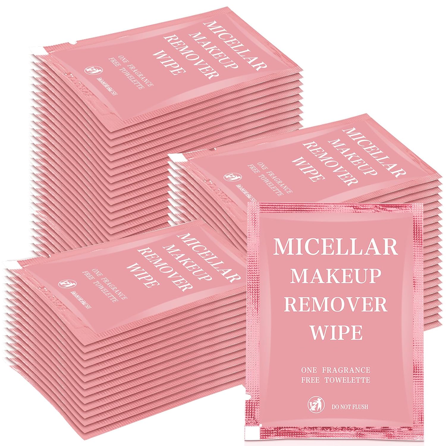 Ctosree 300 Pcs Makeup Remover Wipes Individually Wrapped Face Cleansing Wipes