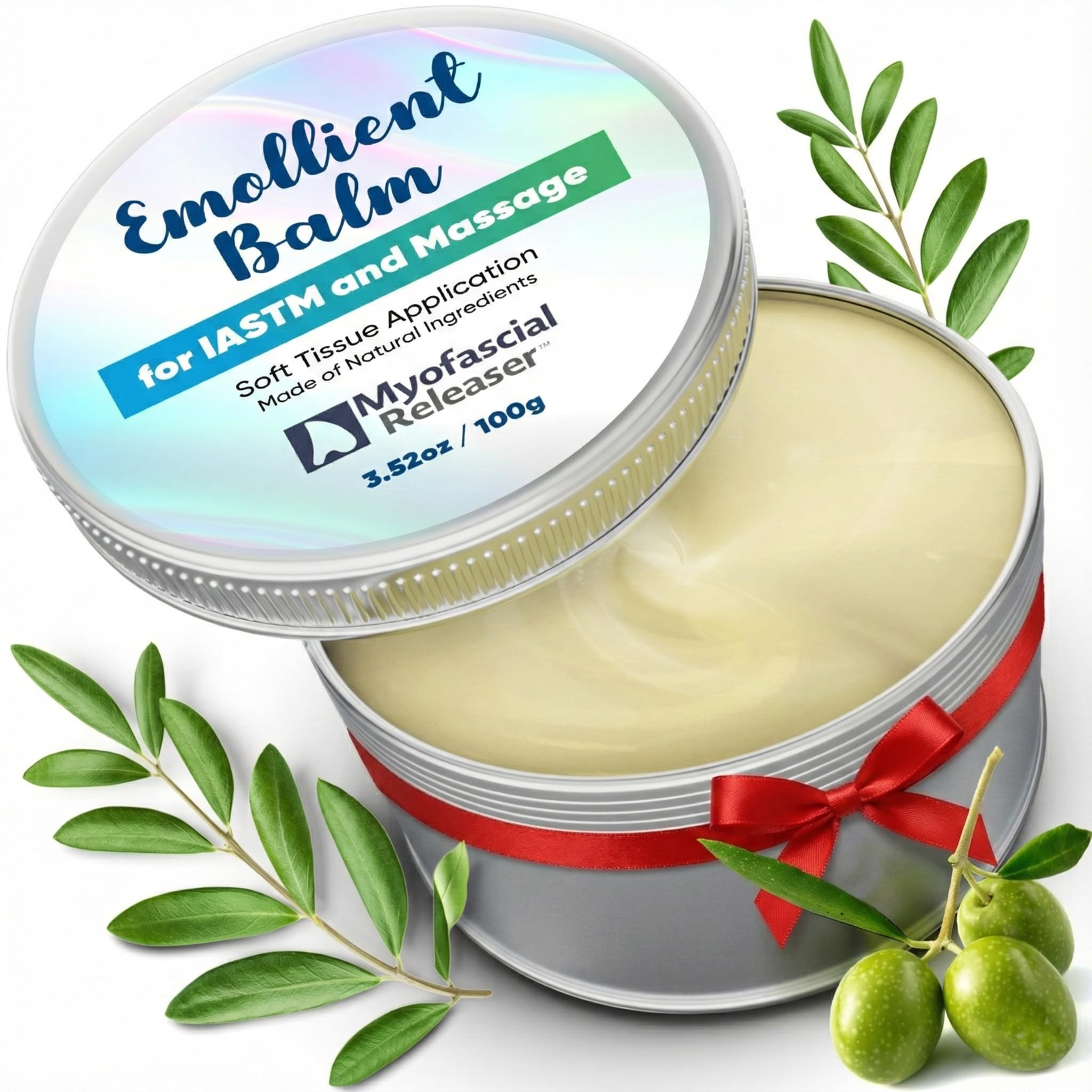 Myofascial Releaser Massage Tools Emollient Balm - Natural Essential Massage Oil - Myofascial Release Tool Massage Cream for Massage Therapy, IASTM Tool Muscle Rub Ultra Strength, Gua Sha Tool Partner