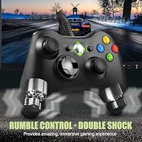 Diswoe Xbox 360 és PC Kontroller Ergonomikus Gamepad Joystick Windows kompatibilis 5