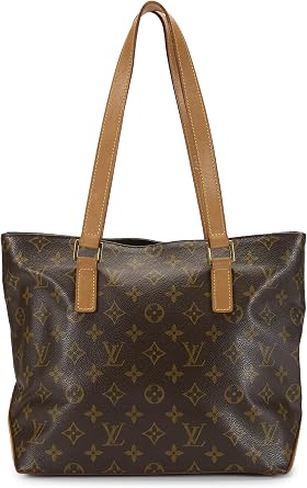 Pre-loved Monogram Canvas Cabas Piano, Brown
