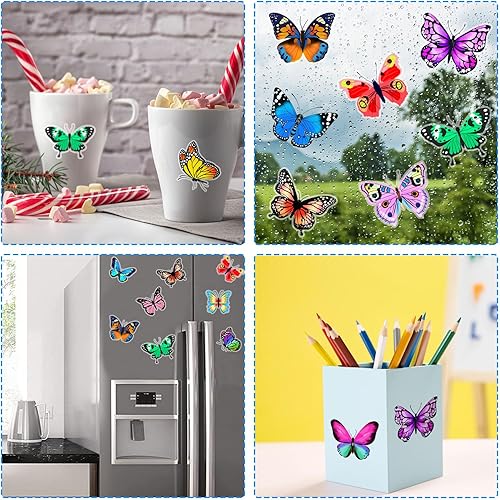 Miniatura 8 de Calcomanías de gel grueso para ventana de niños, para niños, para niños y adultos, para el aula, hogar, guardería, avión, fiesta de cumpleaños