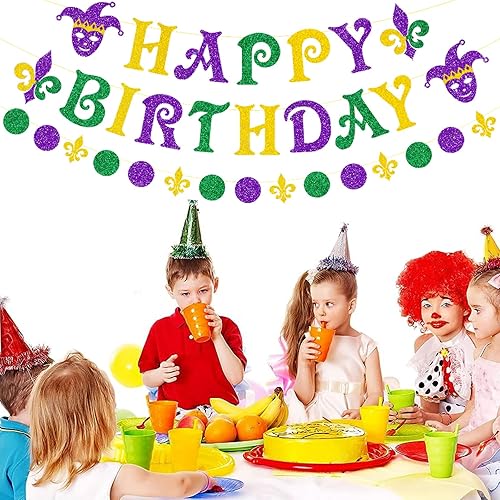 Vista 109 de Zwiebeco Decoración de fiesta de feliz cumpleaños, banderín, guirnalda de banderines, kit de abanico de papel para niños, Capitán América